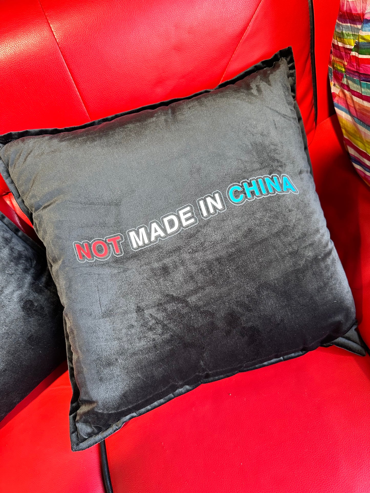 Not Made In China pillows