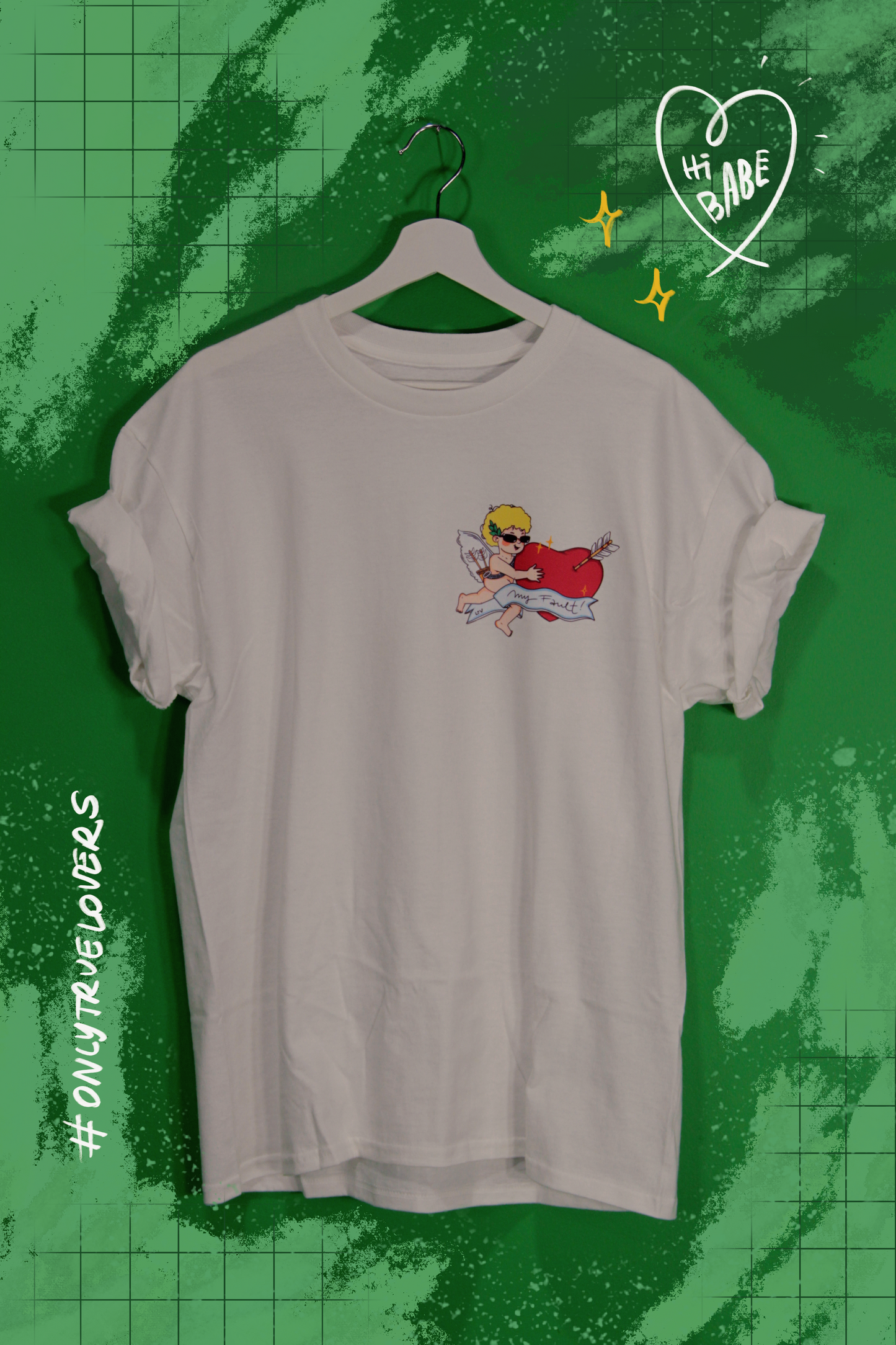 My Fault -chest print T