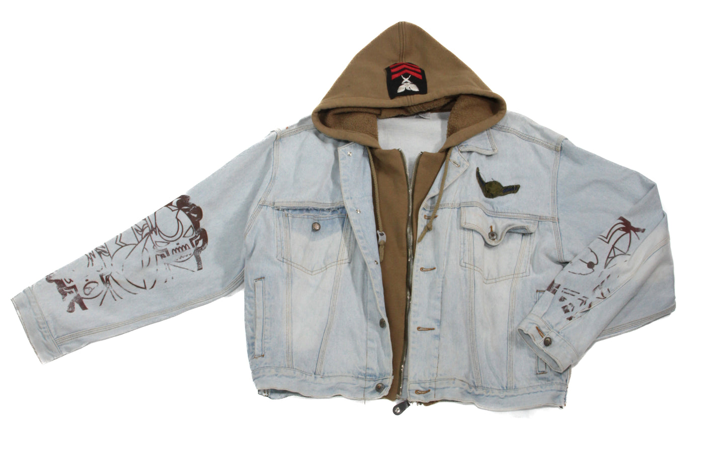 Hooded Vintage denim 