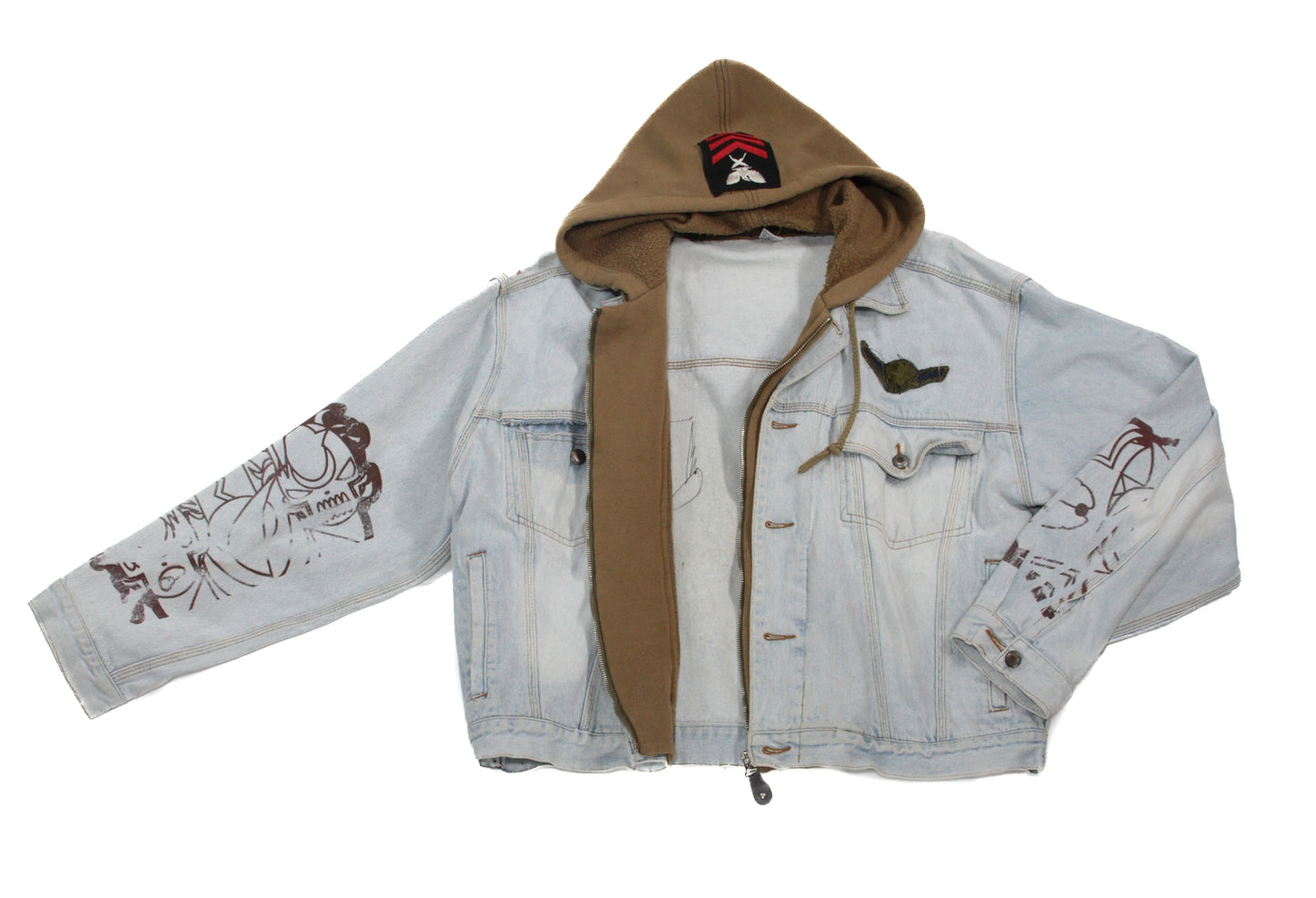 Hooded Vintage denim 