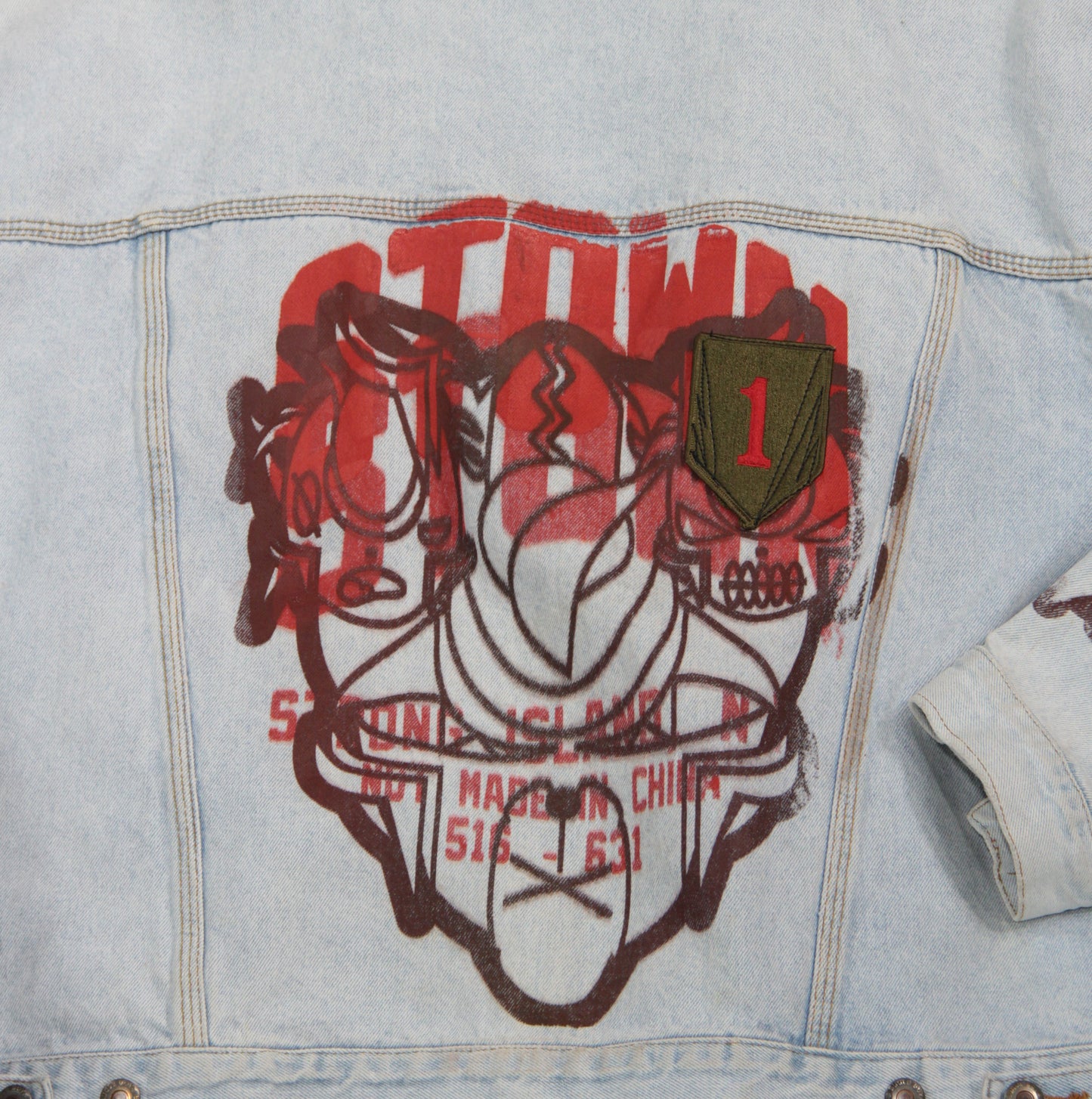 Hooded Vintage denim 