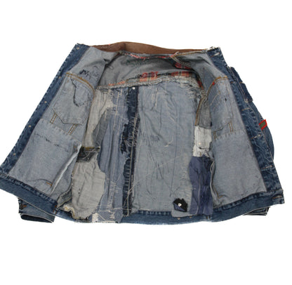 Crazy denim piece