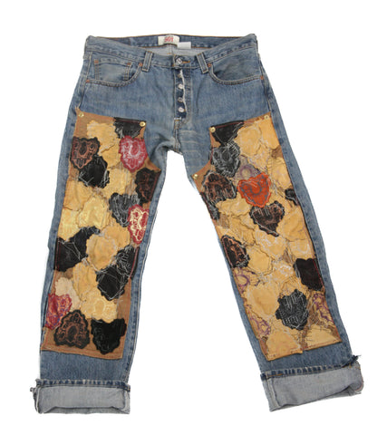 Patchwork Double knees
